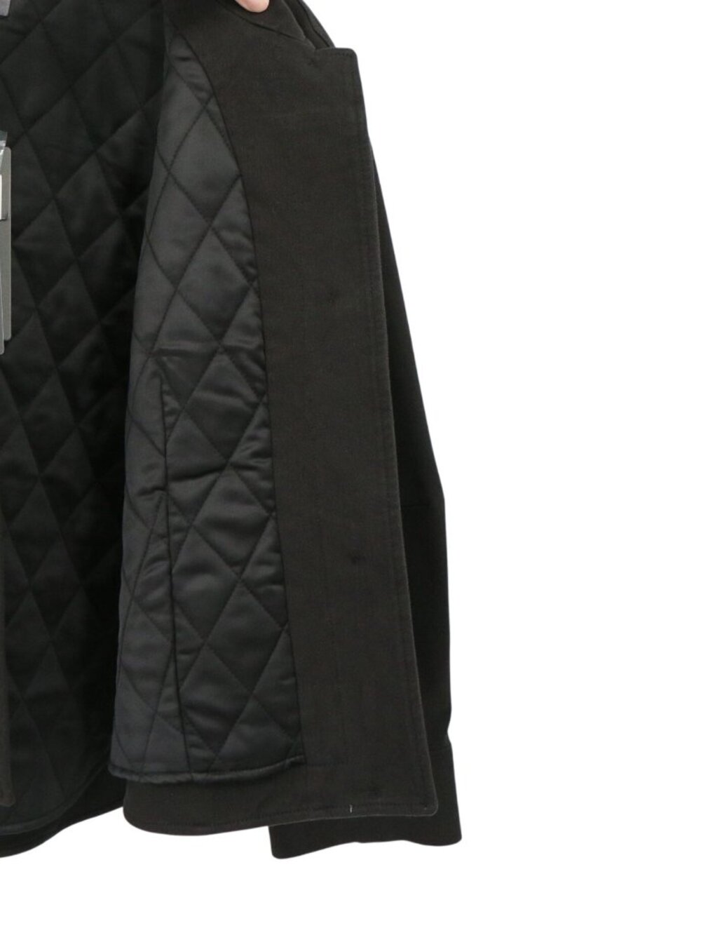 NWT Lysse Pierce Mix Media Quilted Black Soft Knit Denim Jacket S M L XL - Picture 10 of 10